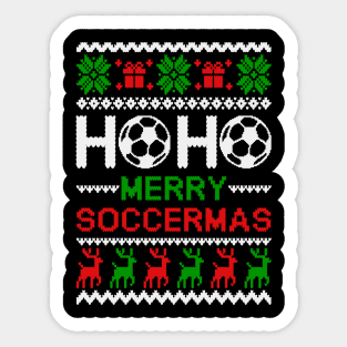 Ho Ho Ho Merry Soccermas Sticker